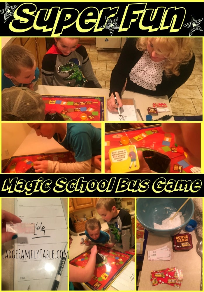 The Super Fun Magic School Bus Math Explosion Game