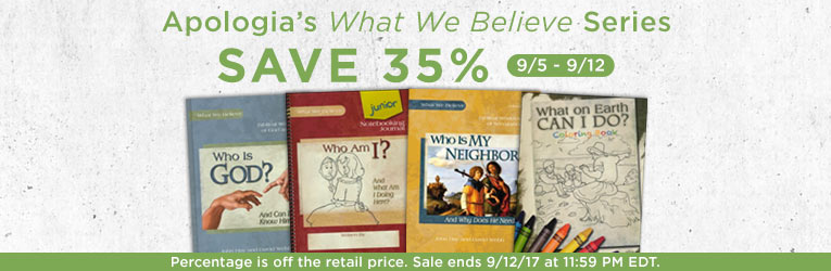 35% Off Apologia's What We Believe Curriculum