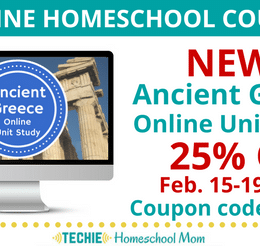 25% Off NEW Ancient Greece Online Unit Study