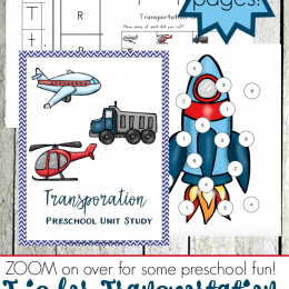 Free Preschool Transportation Printables (40 Pages!)