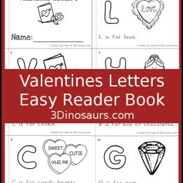 Free ABC Themed Valentine Easy Reader Book