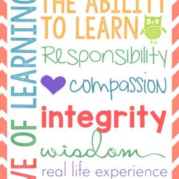 Free 10 Things That Matter More Than Grades Printable
