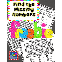 Free Find the Missing Number Printables