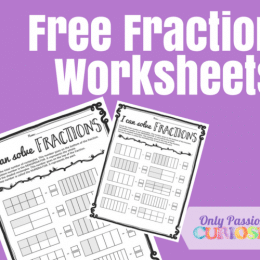 Free Print-and-Go Fraction Worksheets