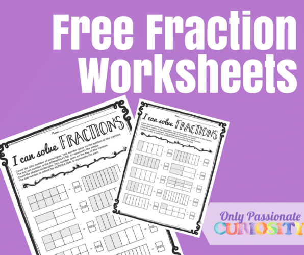 Free Print-and-Go Fraction Worksheets