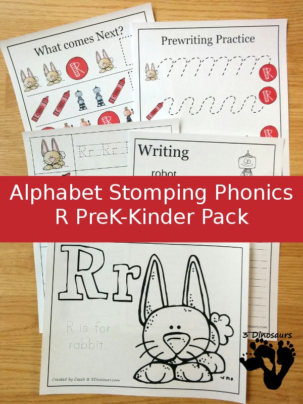 Free Letter R Phonics Pack