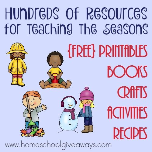 Free Preschool Teaching the Seasons Printables