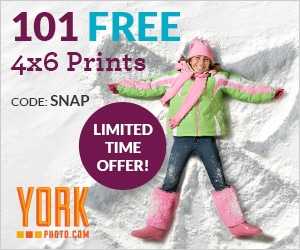 101 FREE 4 x 6 Photo Prints - Just Pay Shipping!