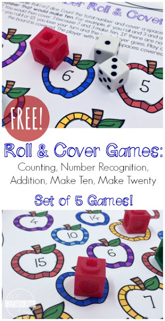 5 Free Roll & Cover Math Games