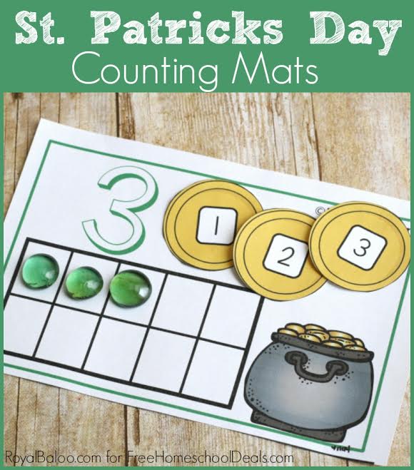 FREE ST. PATRICK'S DAY COUNTING MATS (Instant Download)