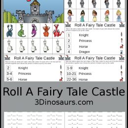 FREE Roll A Fairy Tale Math Game