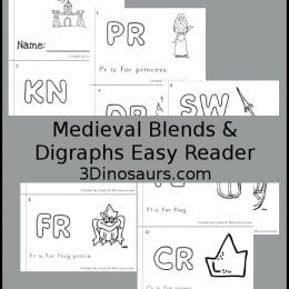 Free Medieval Blends & Digraphs Easy Reader Book