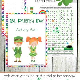 Free St Patricks Day Printable Activity Pack for Kids