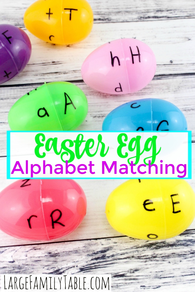 Easter Egg Alphabet Matching Game