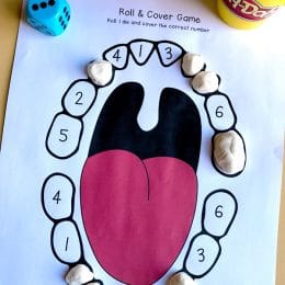 Free Teeth Number Printables for Preschool