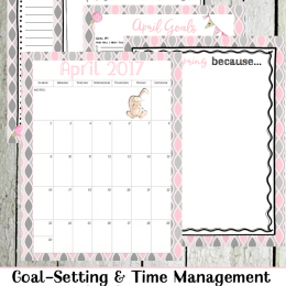 Free April Personal Planner Pages for Teens