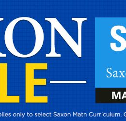 25% Off Saxon Math Curriculum - Limited Time!