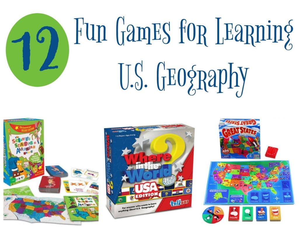 12 Fun Games for Learning U.S. Geography