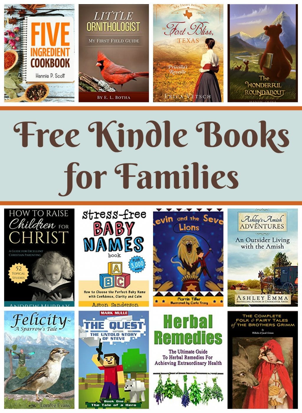 Free Kindle Books for Families