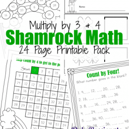 Free Shamrock Math Times Tables Printables