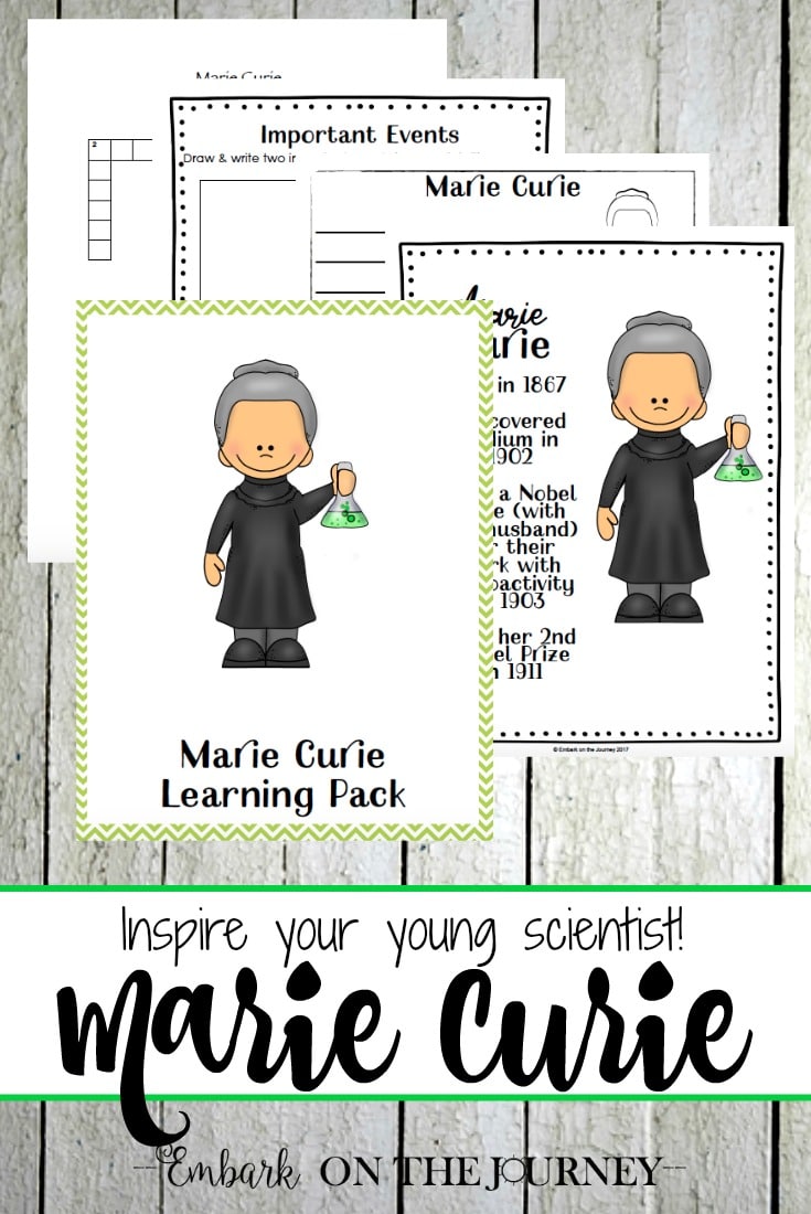 Free Marie Curie Unit Study for Grades K-3