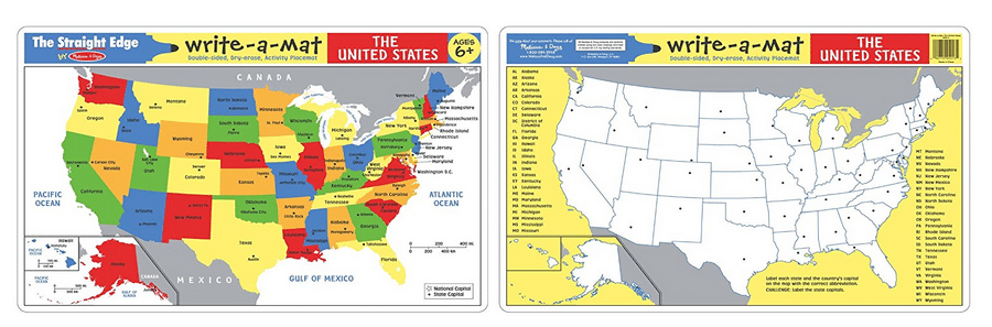 Melissa & Doug The United States Write-A-Mat Only $8.50! (Reg. $18!)