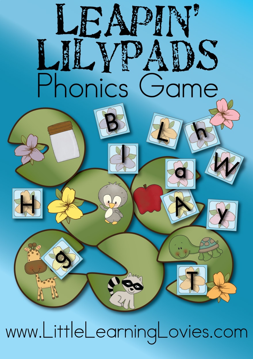 Free Leapin' Lily Pads Phonics Game