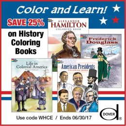 25% Off Dover History Coloring Books!