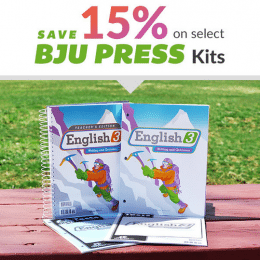 15% Off Select BJU Press Homeschool Kits