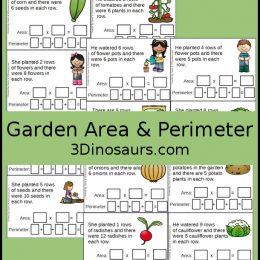 Free Garden Themed Area & Perimeter Cards