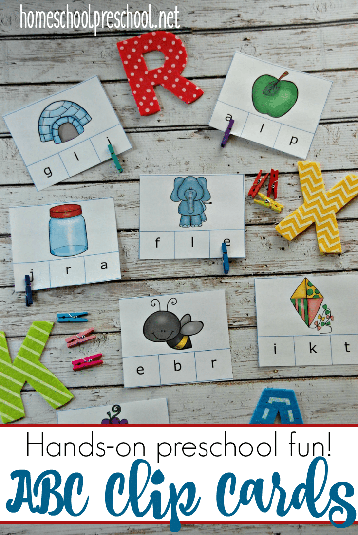 Free Beginning Sounds Clip Cards