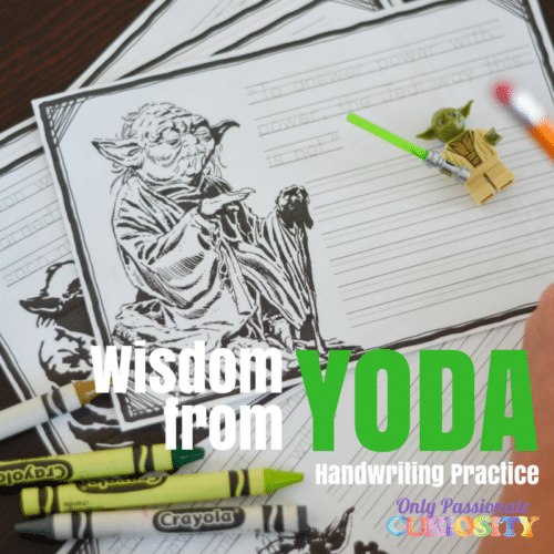 Free Wisdom from Yoda Copywork