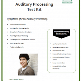 Free Auditory Processing Test Kit
