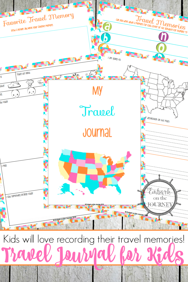 Free Travel Journal for Kids