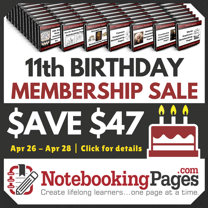 Notebooking Pages Lifetime Membership Only $50! (Save $47!)