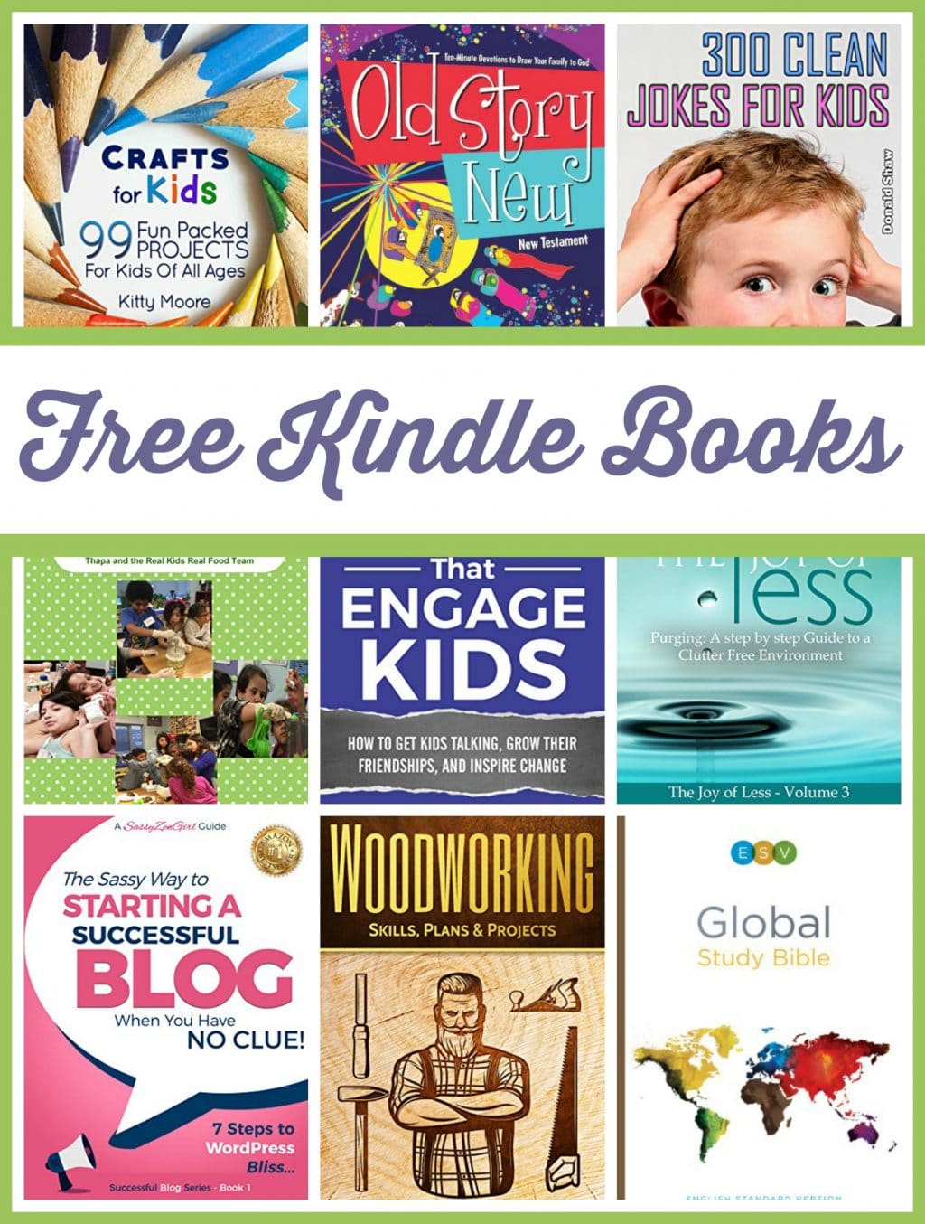 13 Free Kindle Books: Crafts for Kids, Global Study Bible, & More!