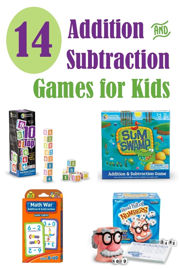 14 Fun Addition & Subtraction Games for Kids