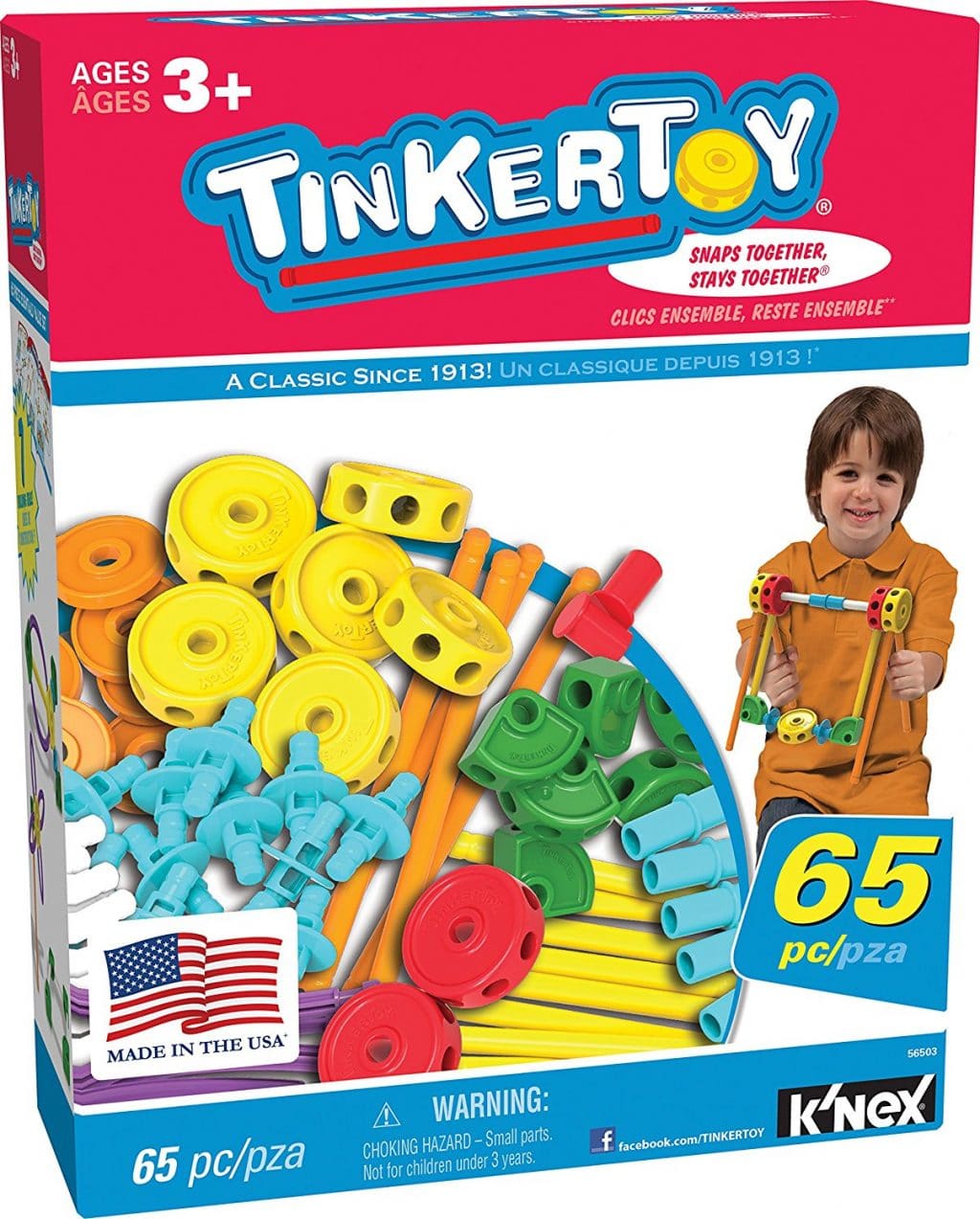 Tinkertoy 65 Piece Value Set Only $14.49! (Reg. $25!)