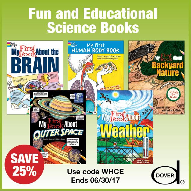 25% Off Fun & Educational Dover Activity Books!