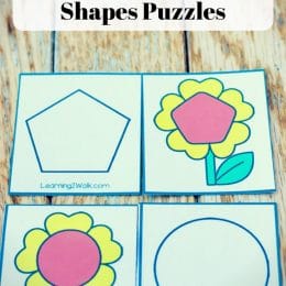 Free Spring Shapes Puzzles