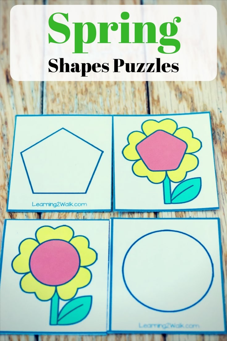 Free Spring Shapes Puzzles