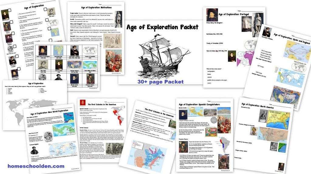 Free Age of Exploration Packet - Ends 4/5/17