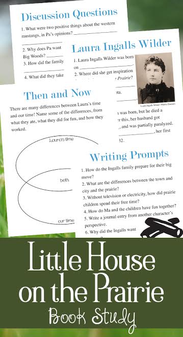 Free Little House on the Prairie Book Study