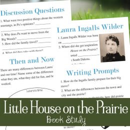 Free Little House on the Prairie Book Study Printables