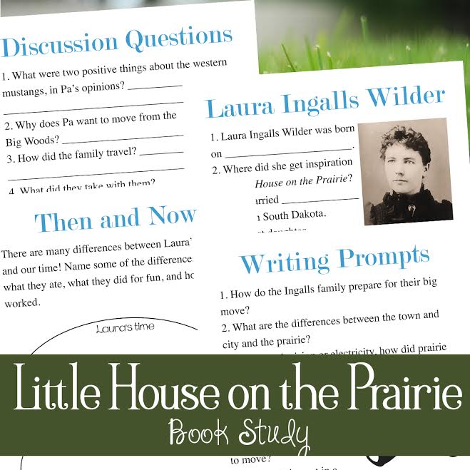 Free Little House on the Prairie Book Study Printables