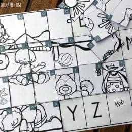 Free Alphabet Picture Puzzles