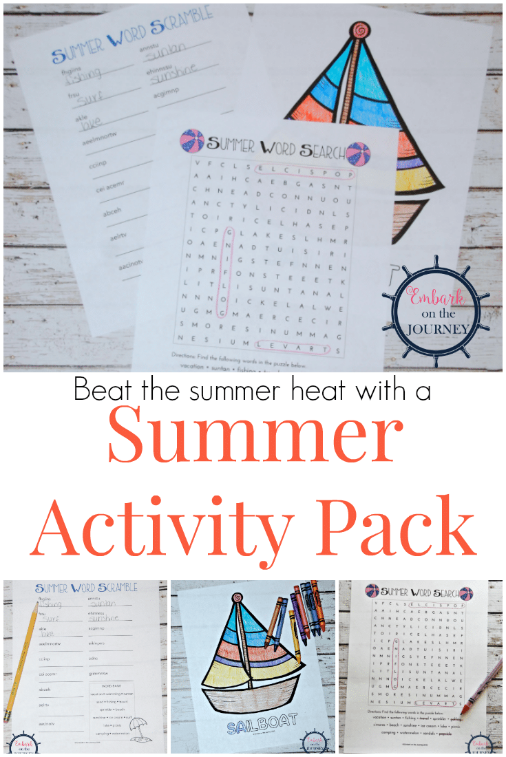 Free Fun in the Sun Summer Activity Pack