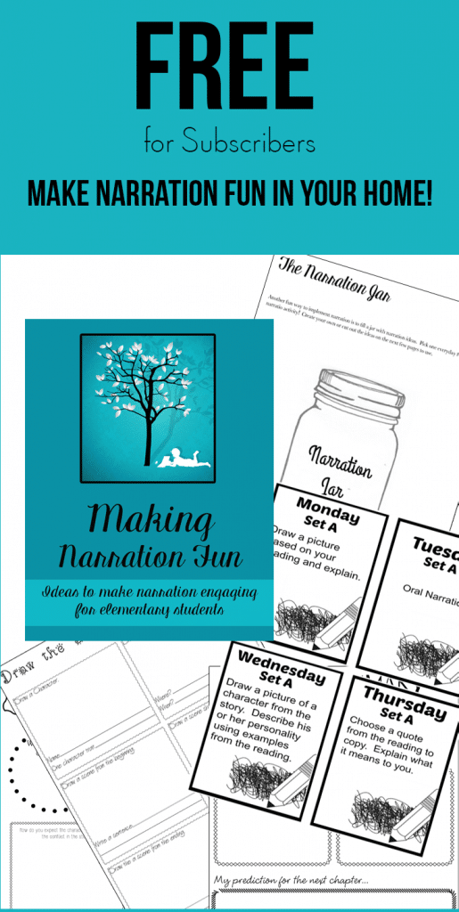 Free Making Narration Fun Printables