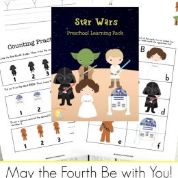 Free Star Wars Preschool Pack