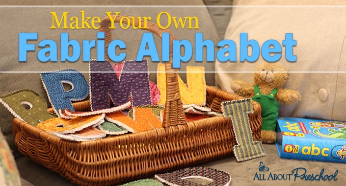 Make Your Own Fabric Alphabet + Free Template Download